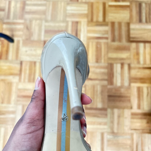 Vintage Sam Edelman ankle strap heels. Size 7.5 women’s. - Picture 2 of 3